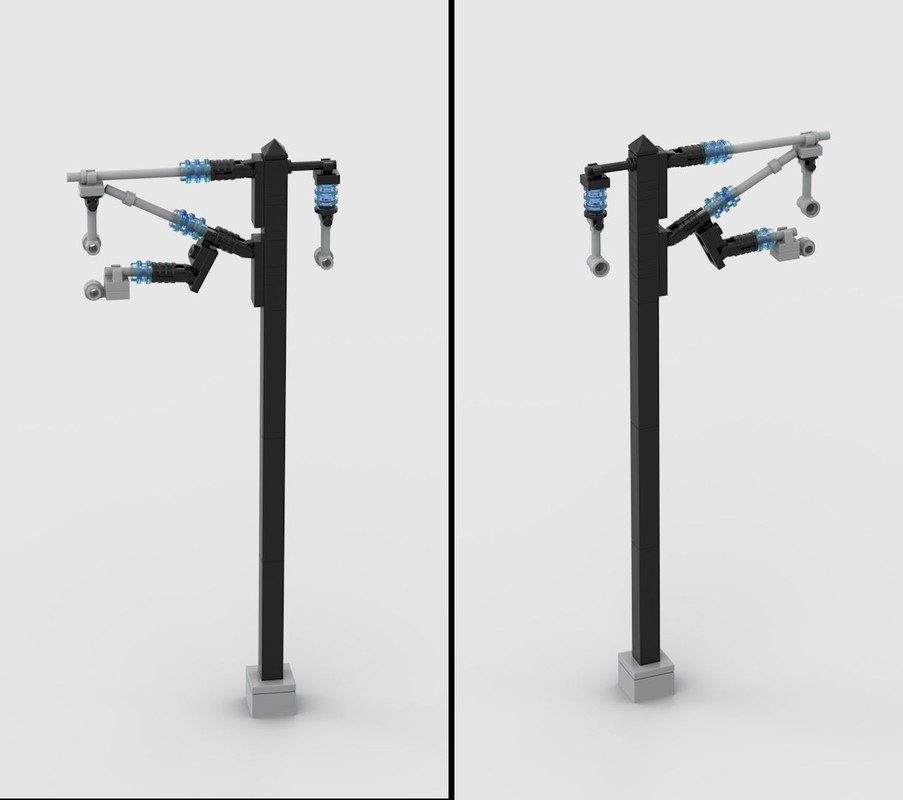 Lego Caténaire - Overhead line - Oberleitung - MOC