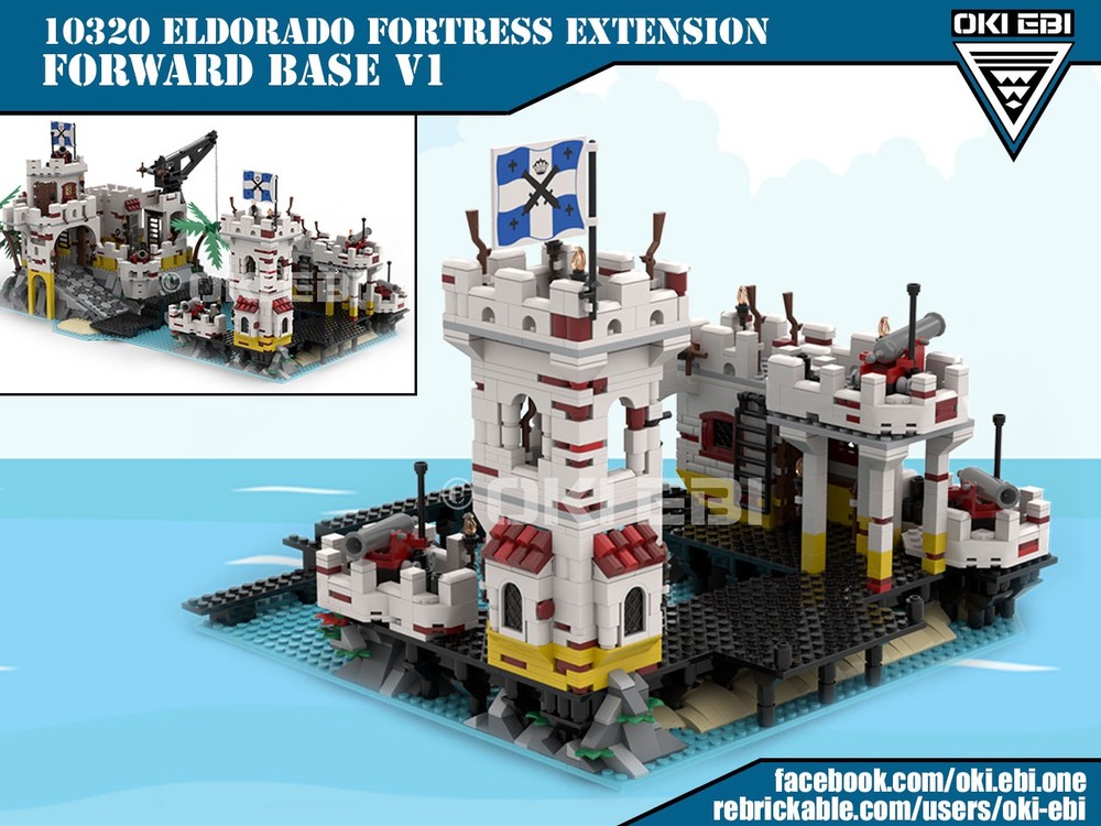 Lego 10320 Eldorado Fortress Extension – Forward Base V1