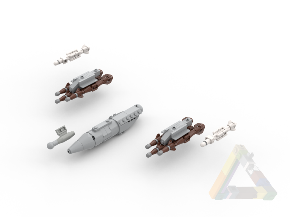 Lego Bombs set N°1 for the Rafale M