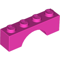 Lego Brick Arch 1 x 4 / Dark Pink