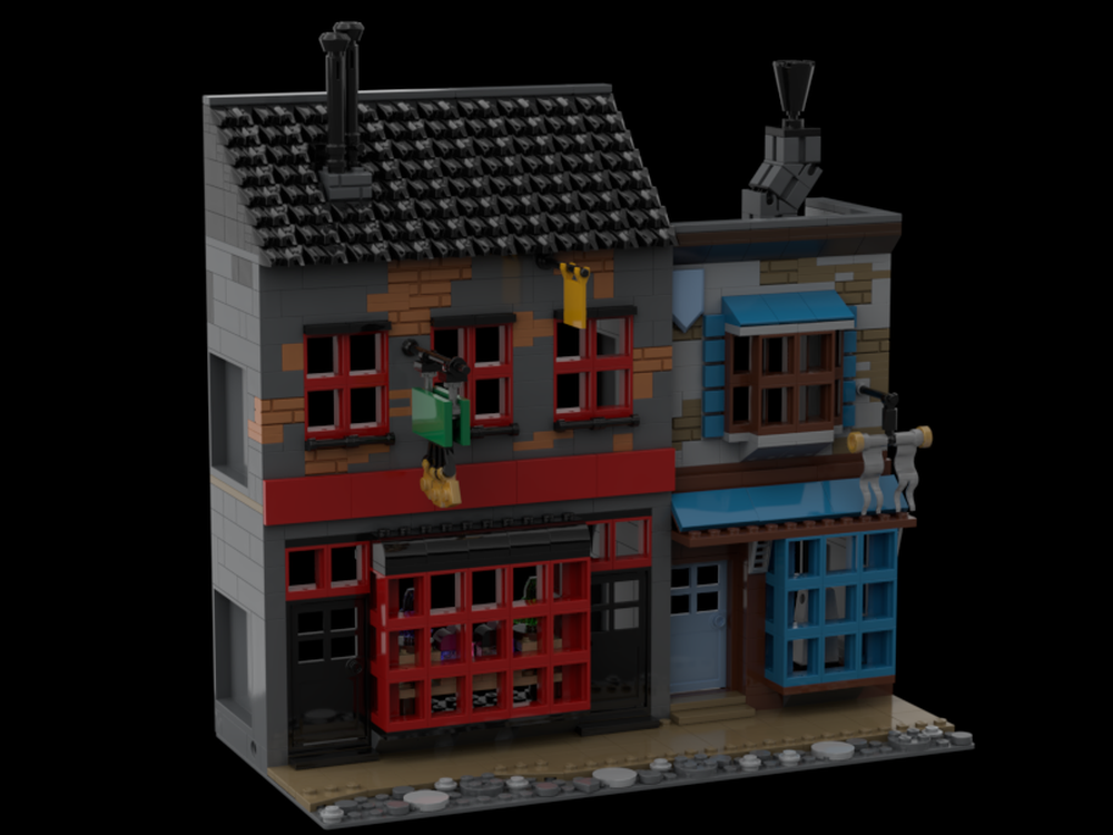 Lego Gambol & Japes And Second-Hand Robe Shop