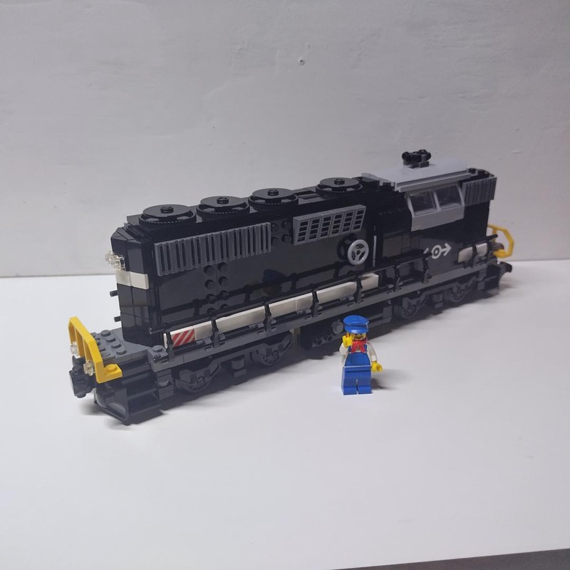 Lego 'Coffin' heavy shunter locomotive
