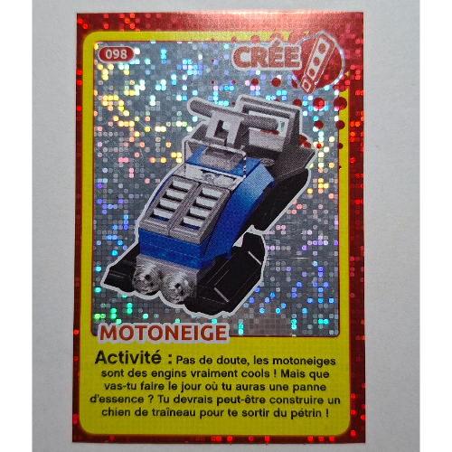 Lego Trading Card for Set TRADINGCARD-12, #098 Print (Foil)