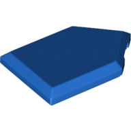 Lego Tile Special 2 x 3 Pentagonal / Blue