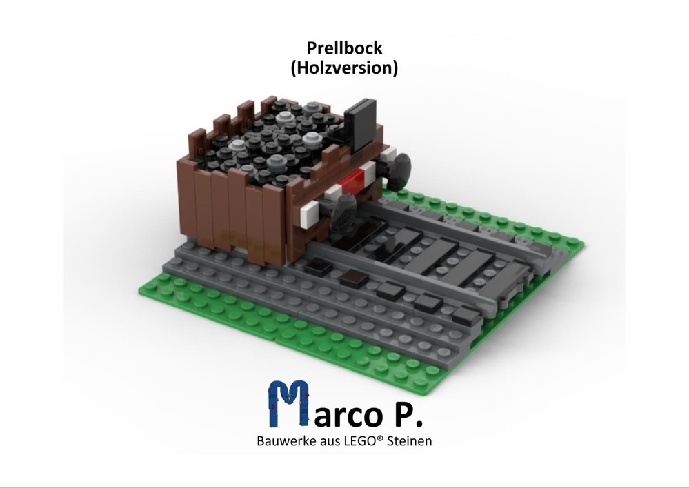 Lego Prellbock (Holzversion)