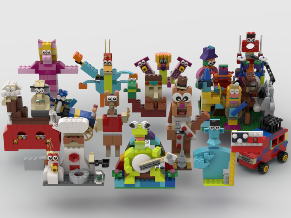 Lego 11021 + 10698 - The Muppets!