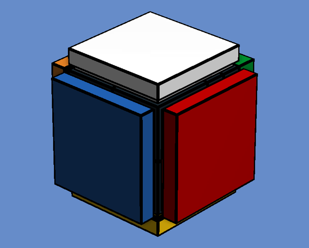 Lego Fully Functional 1x1x1 Rubik's Cube
