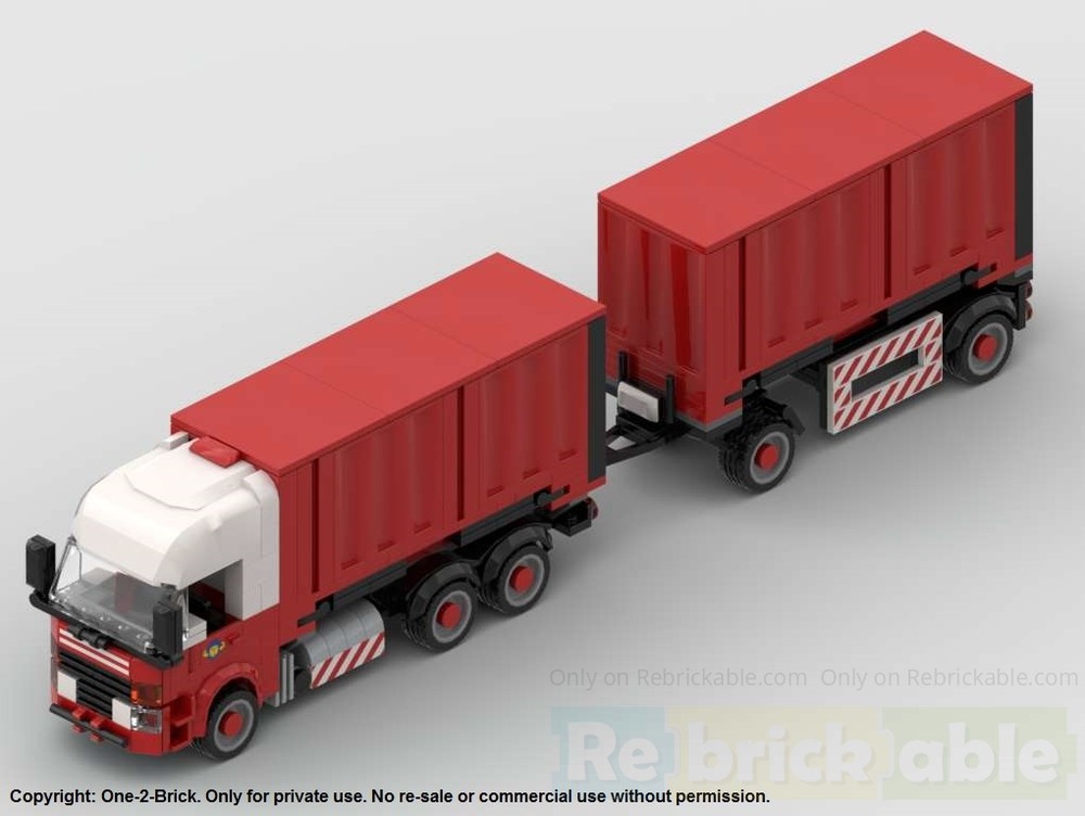 Lego BDF Wechselbrückenzug