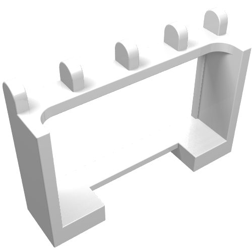 Lego Hinge Vehicle Roof Holder 1 x 4 x 2 / White
