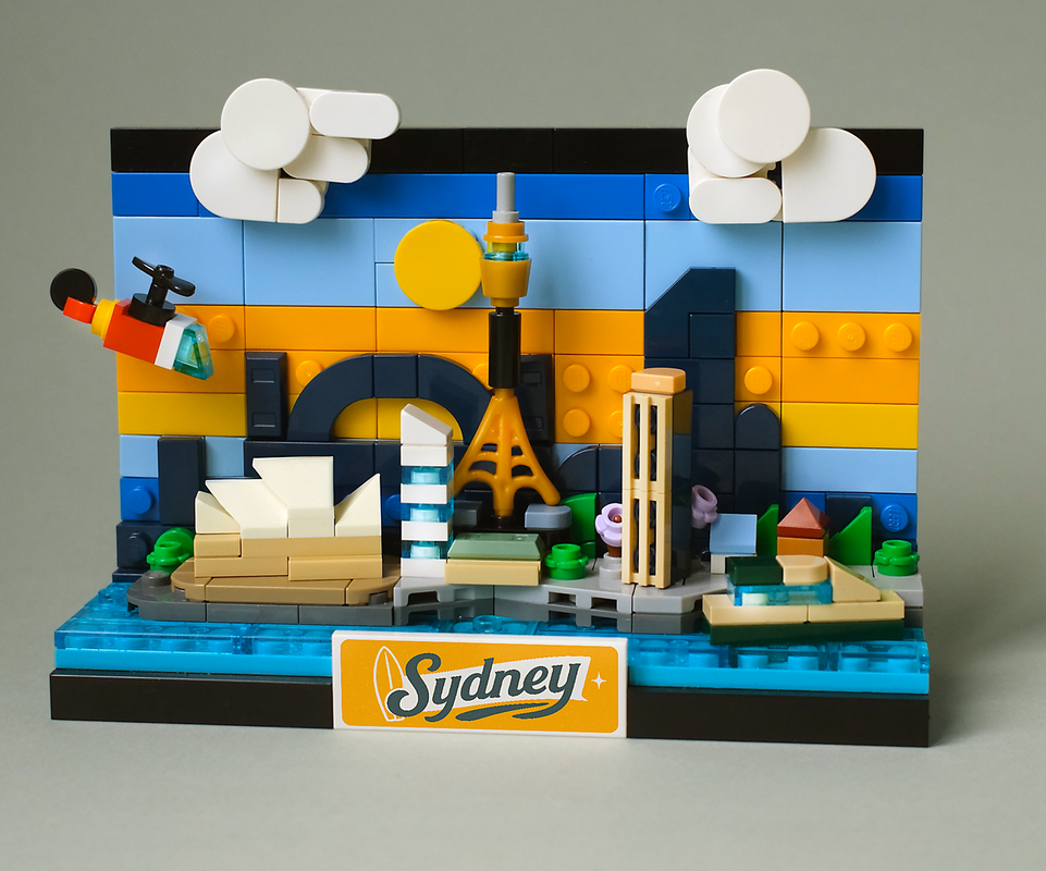 Lego Sydney Postcard