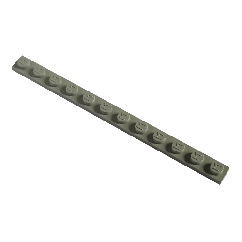 Lego Modulex Window Frame Section Top 1 x 12 M on studs