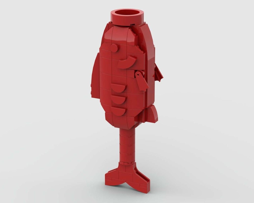 Lego Up-Scaled Fish