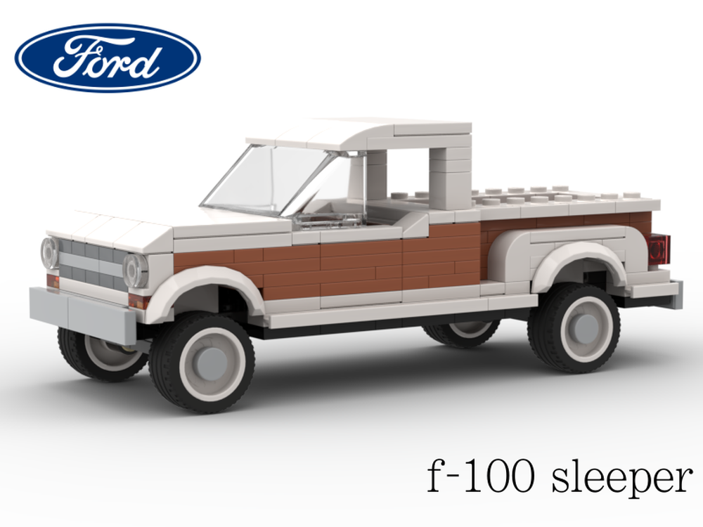 Lego 1969 ford f-100 stepside (sleeper)