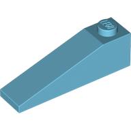 Lego Brick Sloped 18° 4 x 1 / Medium Azure
