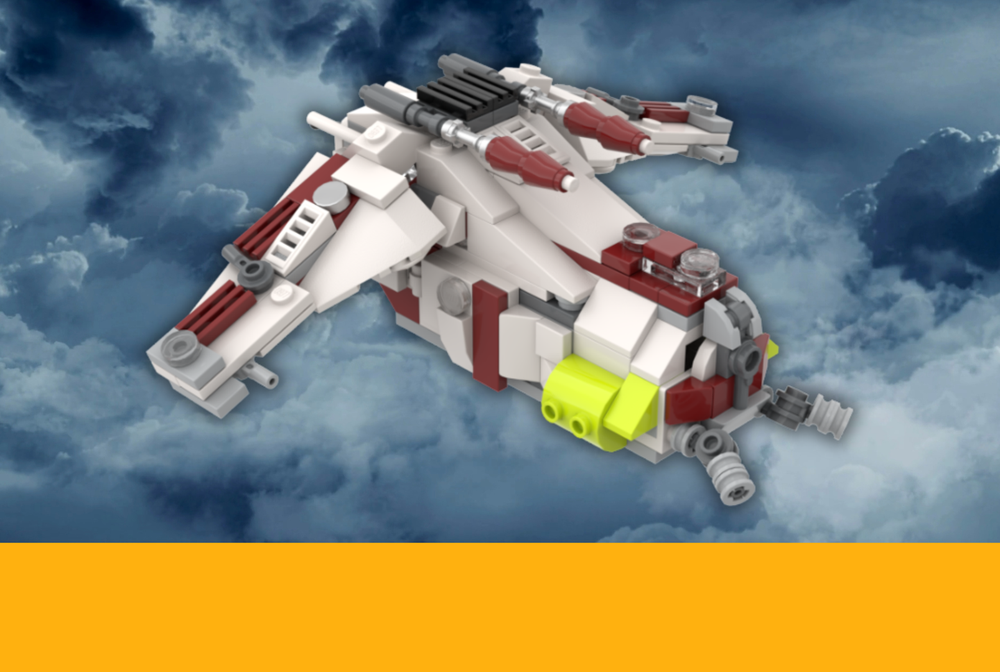 Lego Mini Republic Gunship LAAT/i (with Opening Doors)