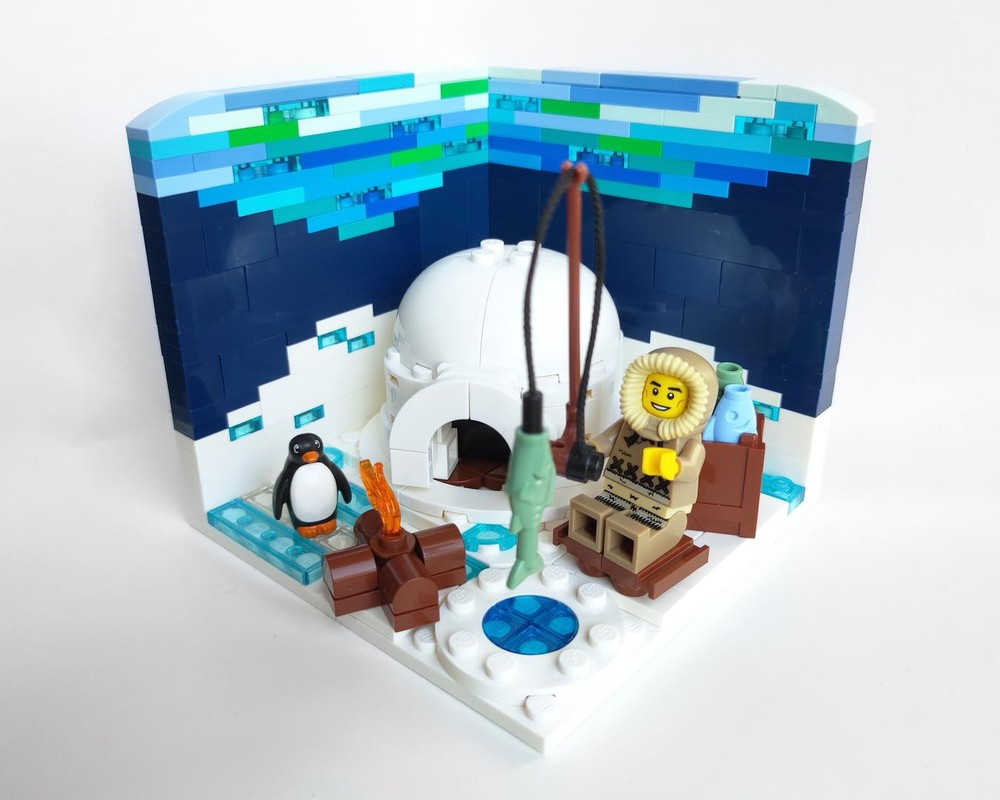 Lego Ice Fisherman Vignette