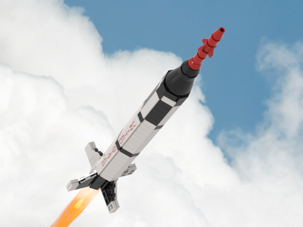 Lego Mercury-Redstone Rocket MOC