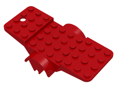 Lego Fabuland Airplane Base 10 x 4 / Red