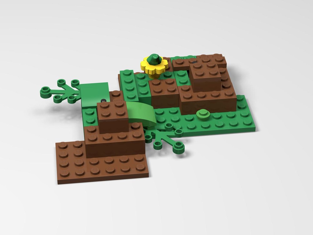 Lego Flower Stand - Mini Garden