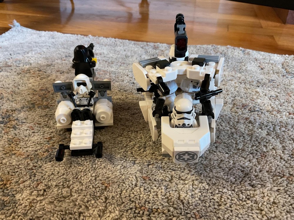 Lego Alt imperial armored tank and speeder