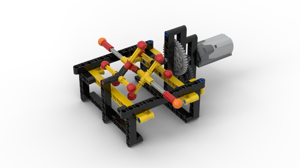 Lego Slider Mechanism - Mechanical principles