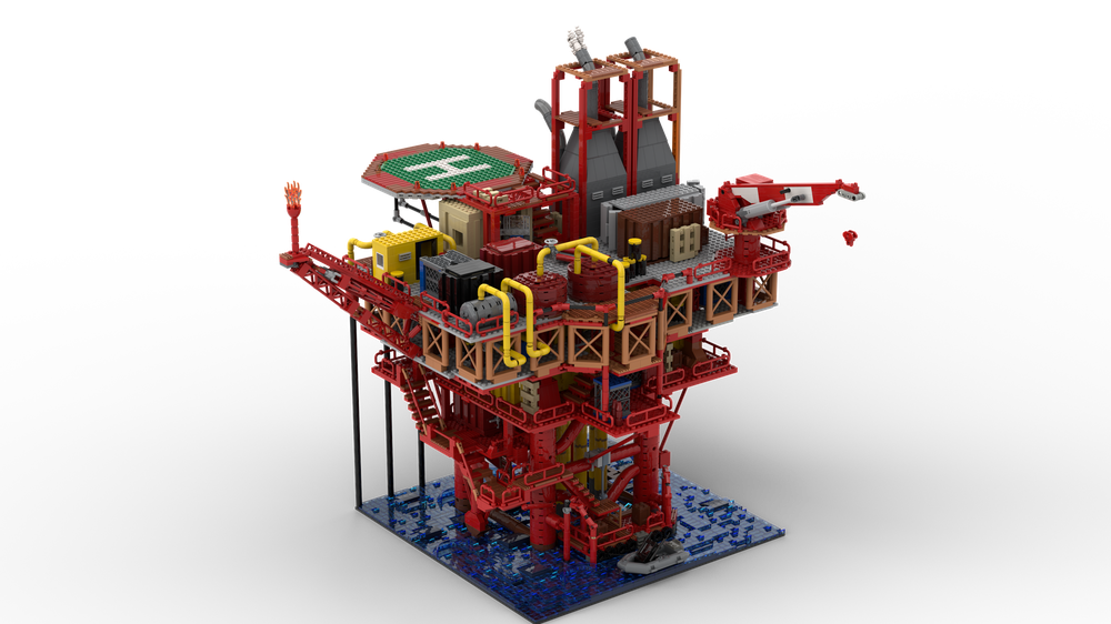 Lego Rust small oilrig