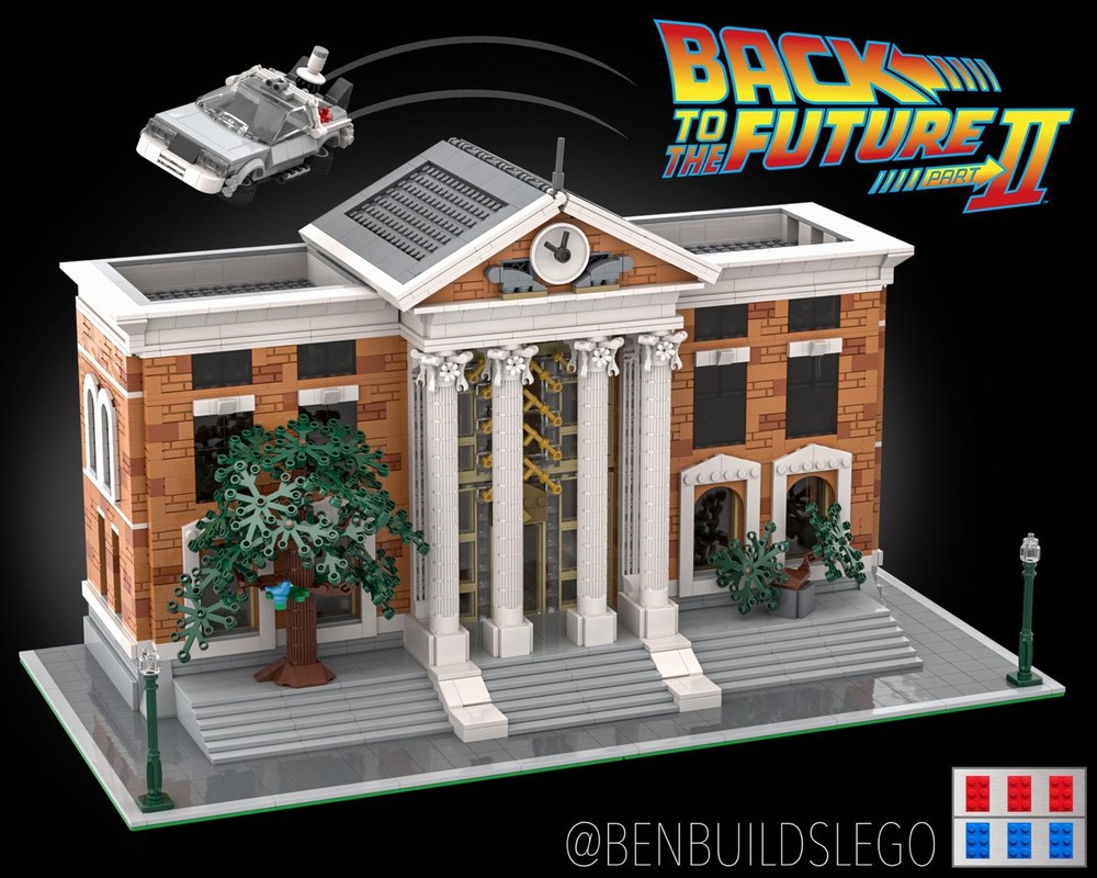 Lego Modular Back to the Future Courthouse Mall (2015)
