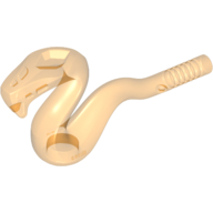 Lego Animal, Snake with Straight Tail / Trans-Orange
