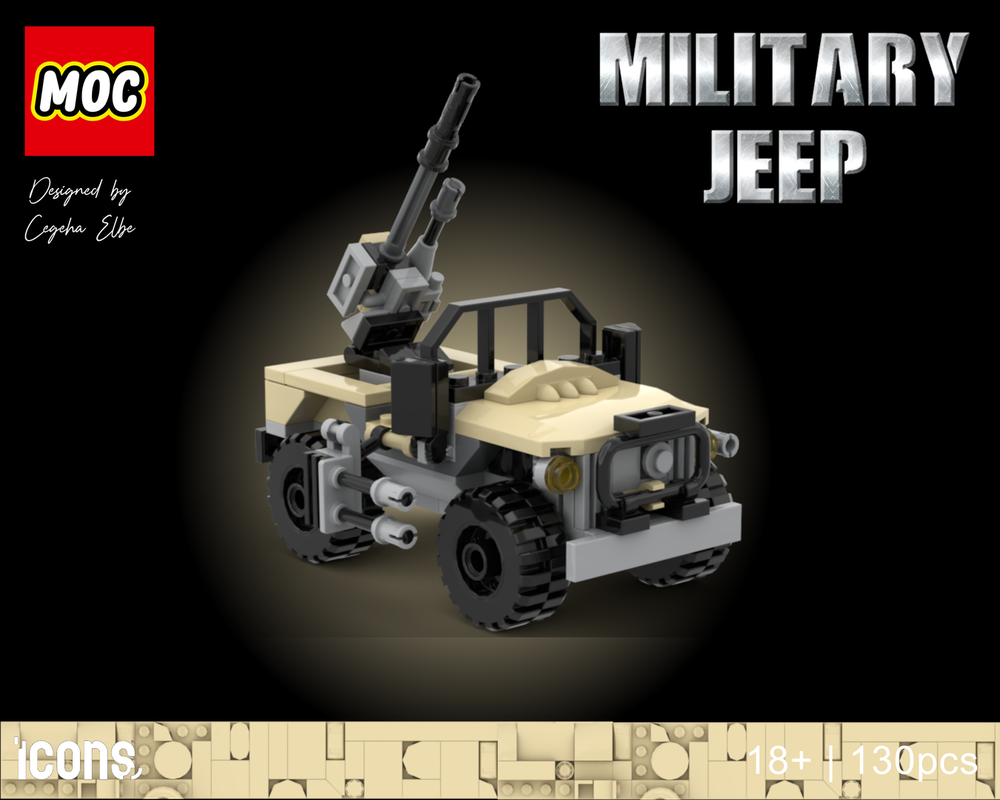 Lego Army jeep