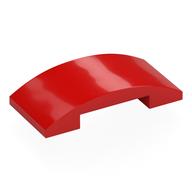 Lego Brick Curved 4 x 2 Double / Red