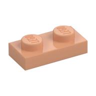 Lego Plate 1 x 2 / Nougat
