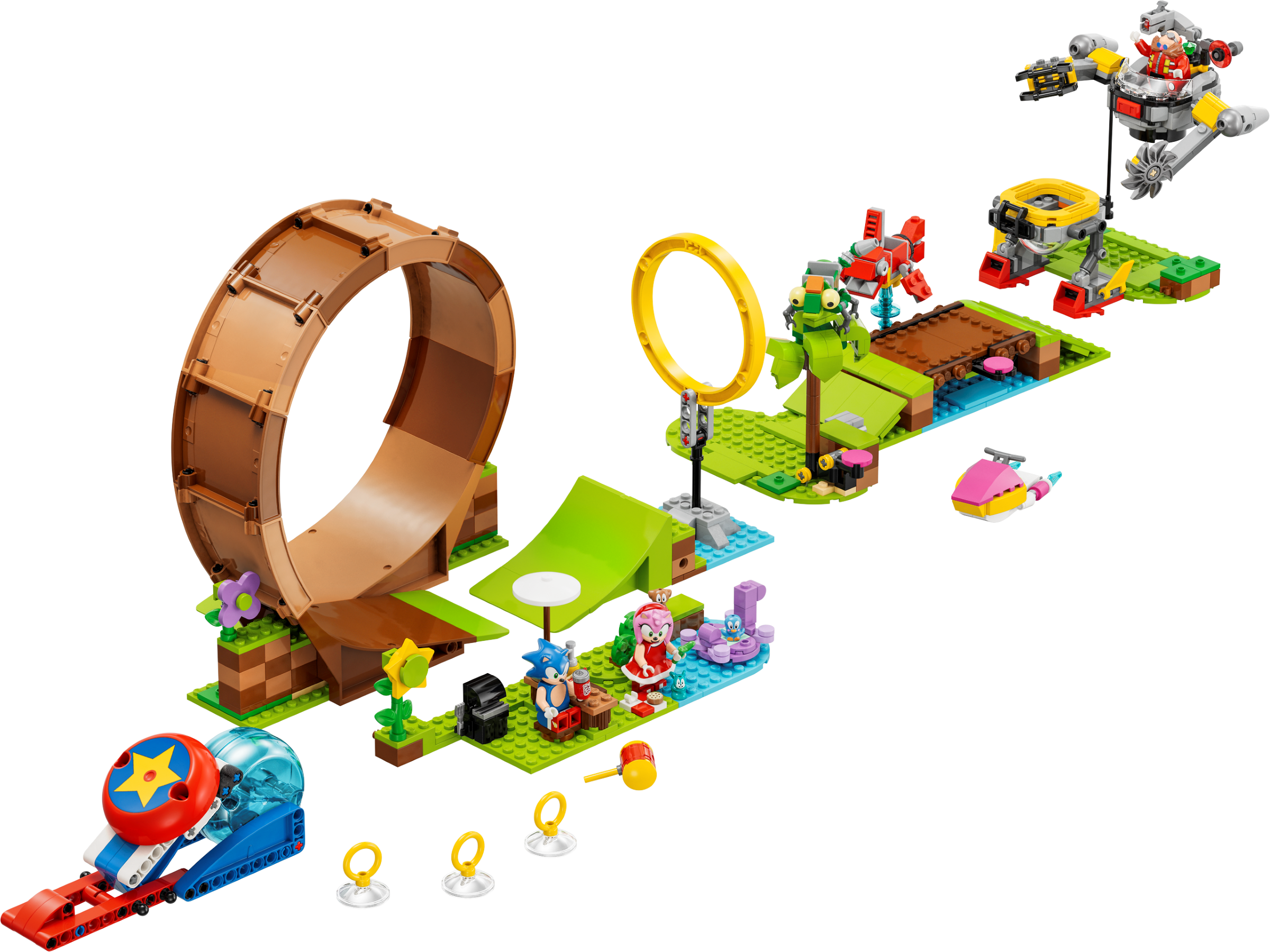 Lego Sonic's Green Hill Zone Loop Challenge
