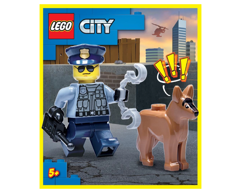 Lego Police Officer with Dog