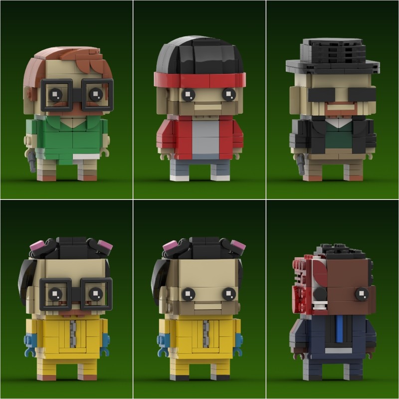 Lego Breaking Bad Custom Brickheadz Collection