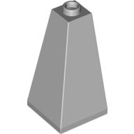 Lego Brick Sloped 75° 2 x 2 x 3 Double Convex / Light Bluish Gray