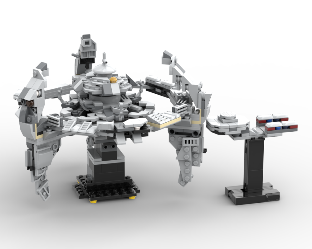 Lego Deep Space Nine featuring USS Enterprise
