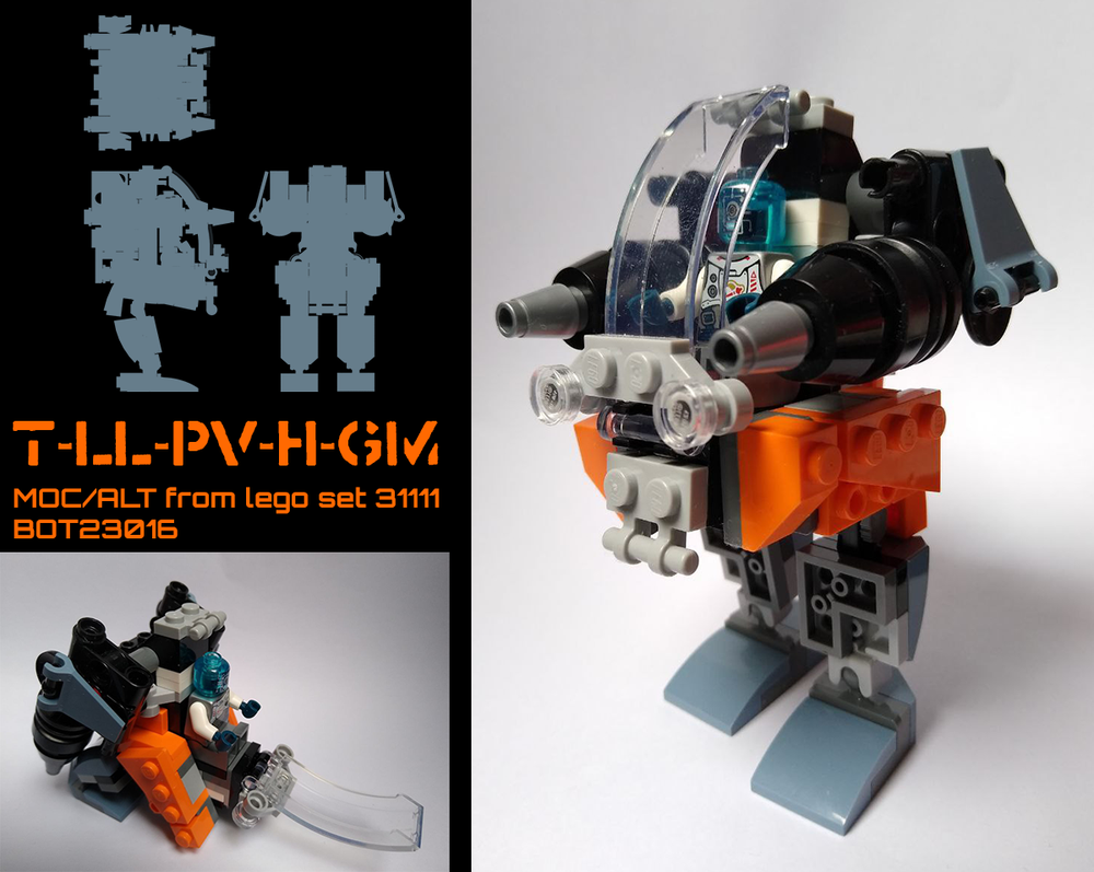 Lego MOC - T-LL-PV-H-GM / Mech-Walker (BOT-23016)