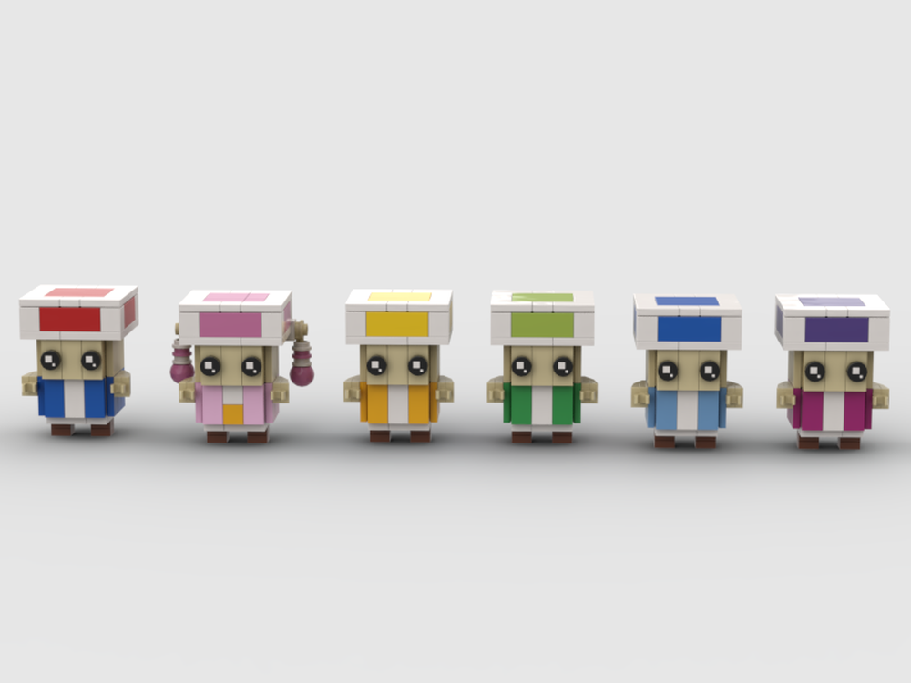 Lego Oodles and oodles of Brickhead Toads!