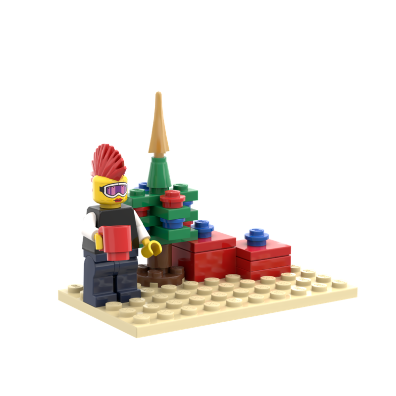 Lego Cool sir celebrates Christmas