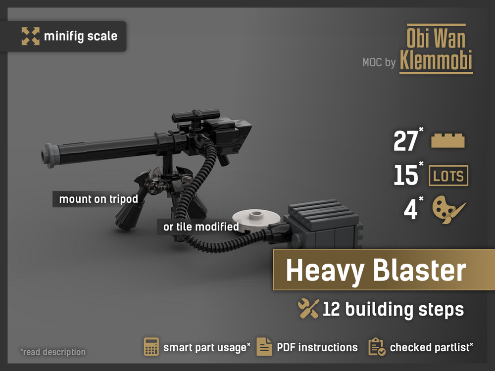 Lego Hoth Heavy Blaster