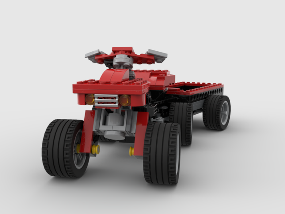 Lego ATV with Wagon