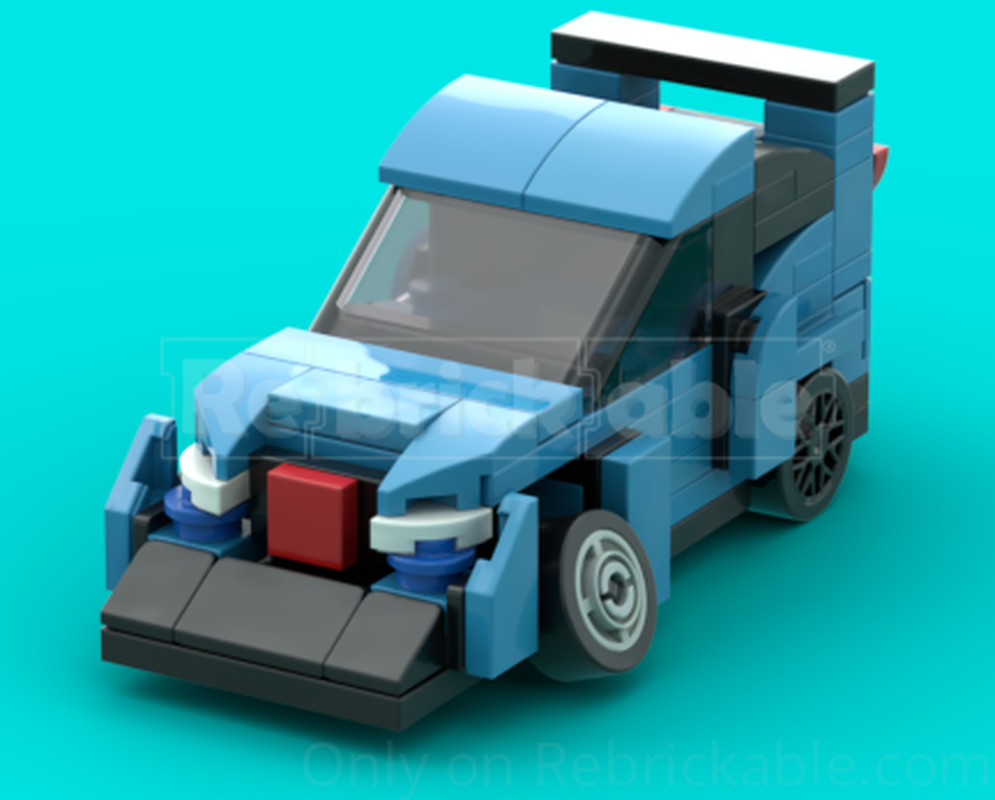 Lego honda civic type r fk2 (stanced drift style)