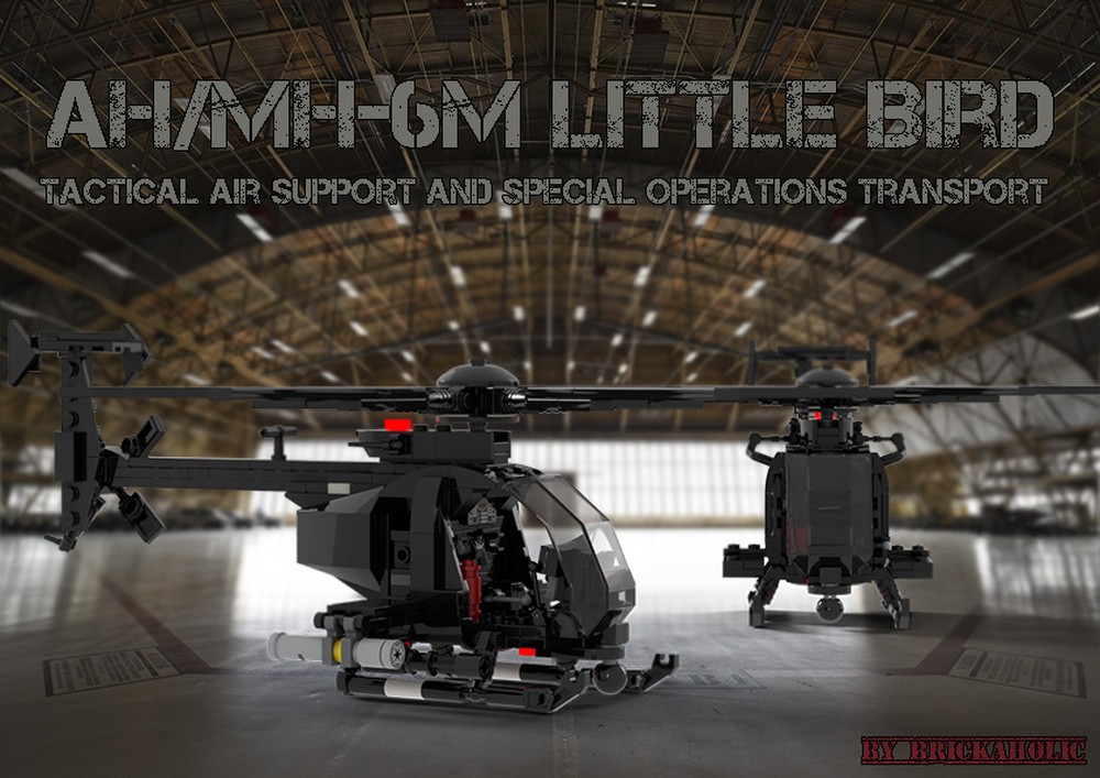Lego AH/MH-6M Lego Little Bird-Killer Egg Helicopter