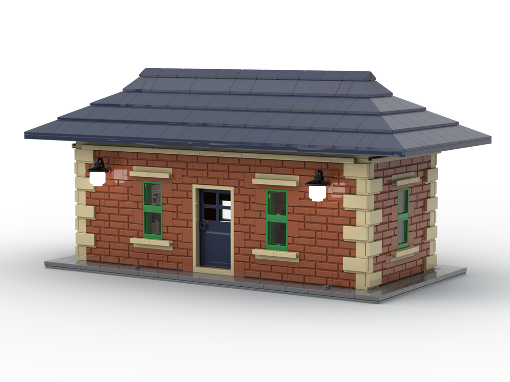 Lego 1920s Vintage Train Station (Tinplate Style)