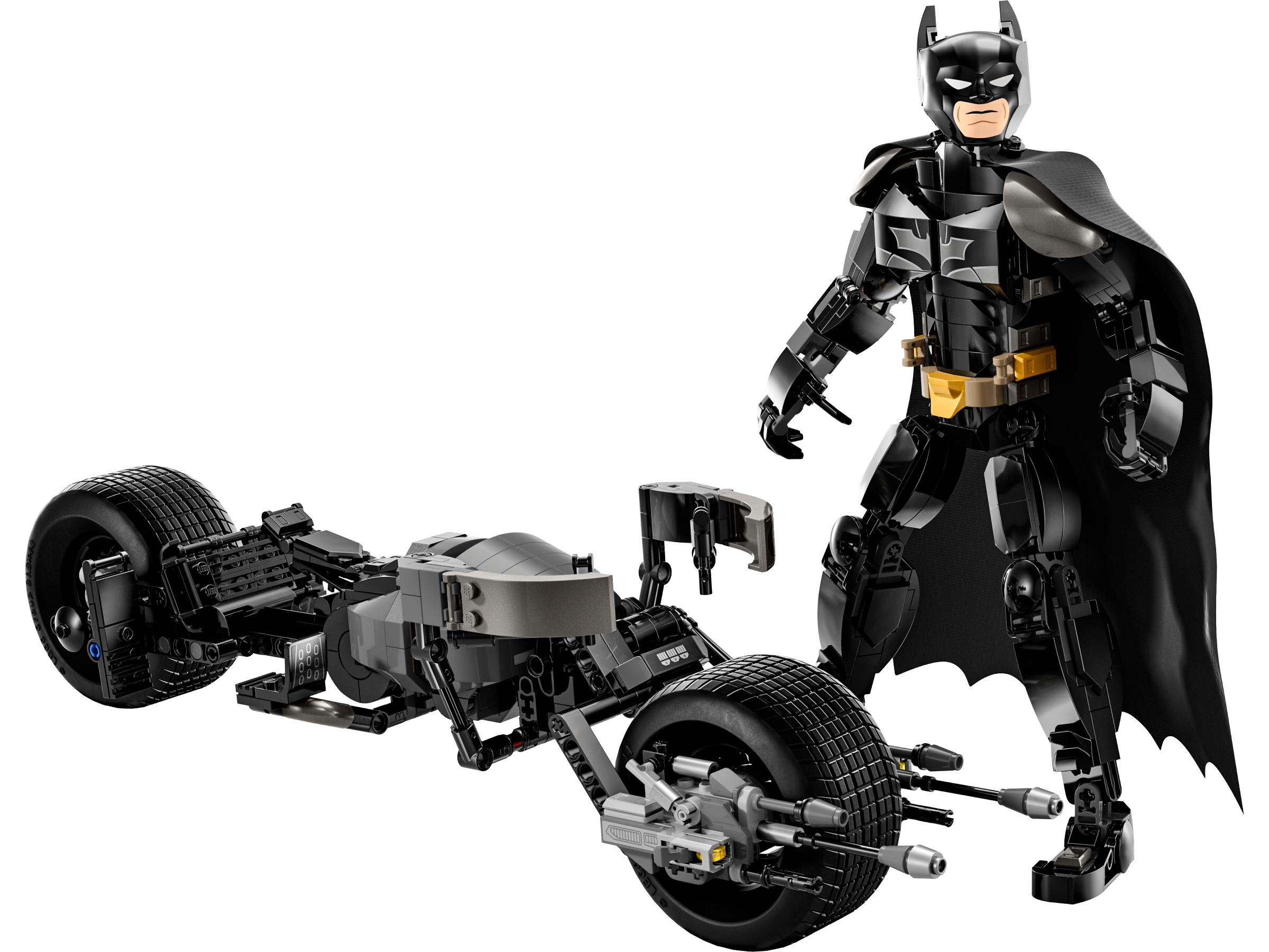 Lego Batman Construction Figure and the Bat-Pod Bike