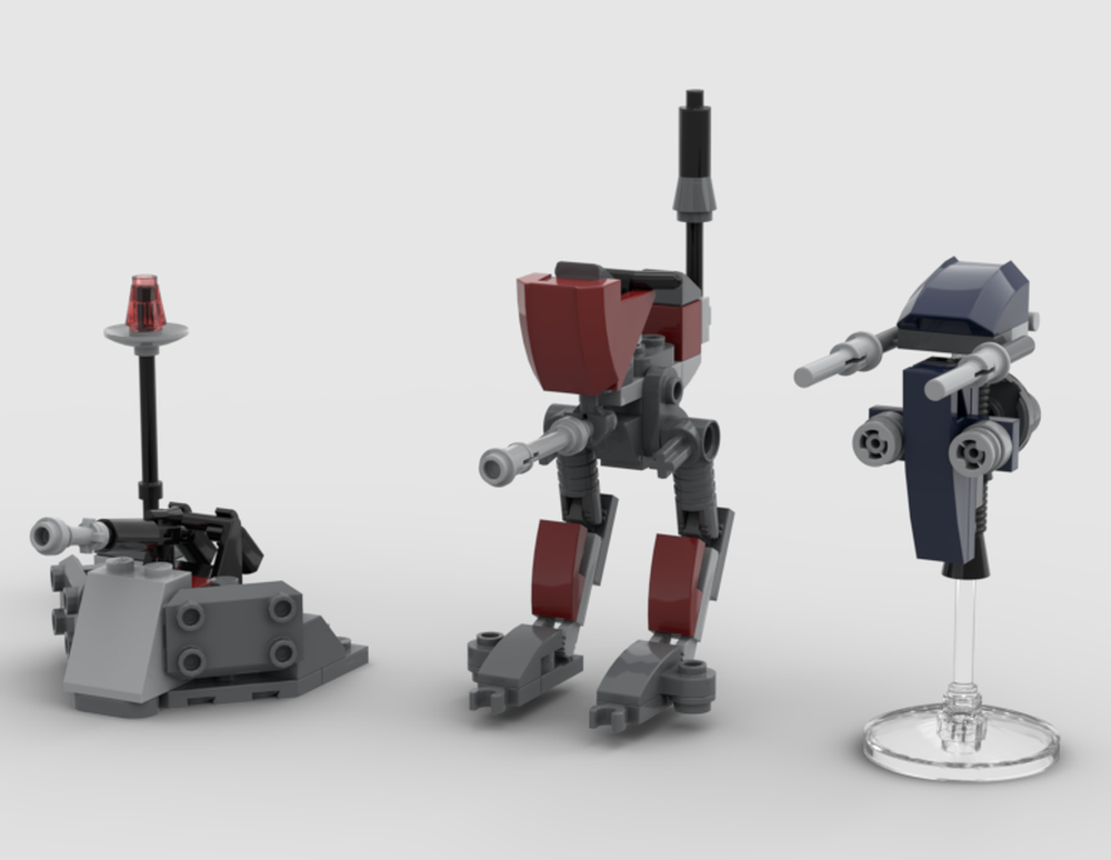 Lego AT-RT Vs. STAP Speeder Battlepack