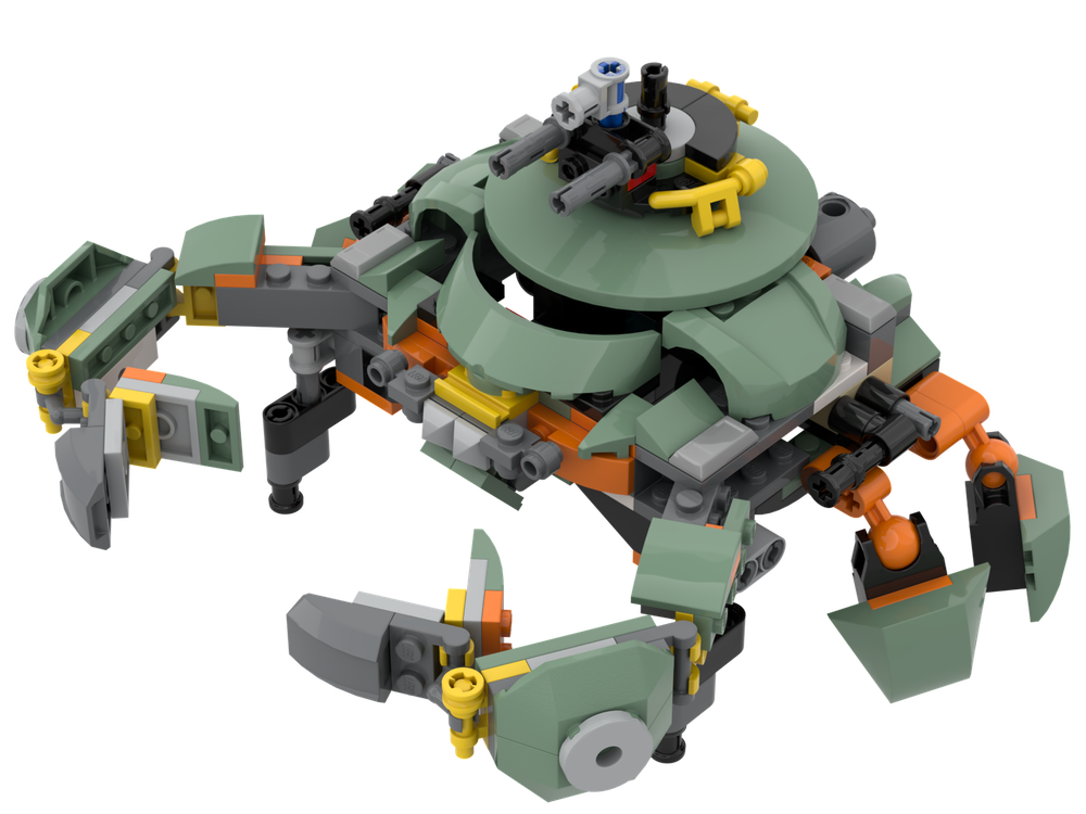 Lego Alternate model of Overwatch 75976 Wrecking Ball - METAL CRAB - Designed By Ken_He_MOC