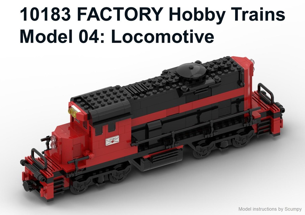 Lego 10183 Model 04: Locomotive
