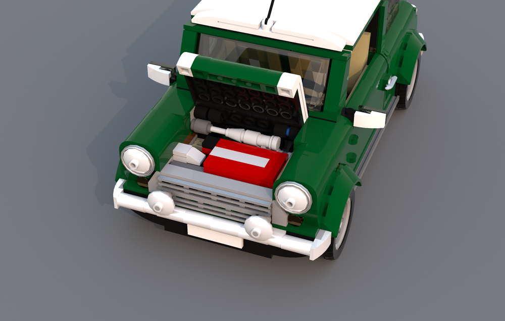 Lego 10242 Mini Cooper Motorumbau / Engine Swap