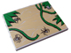 Lego Slope 10 6 x 8 with Spiders and Vines Pattern (Sticker) - Set 7623 / Light Bluish Gray